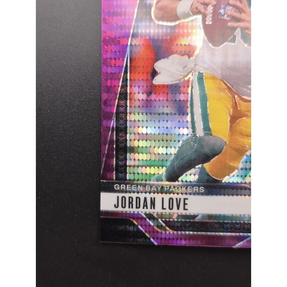 2024 Panini Prizm Jordan Love #101 Purple Pulsar Prizm Green Bay Packers